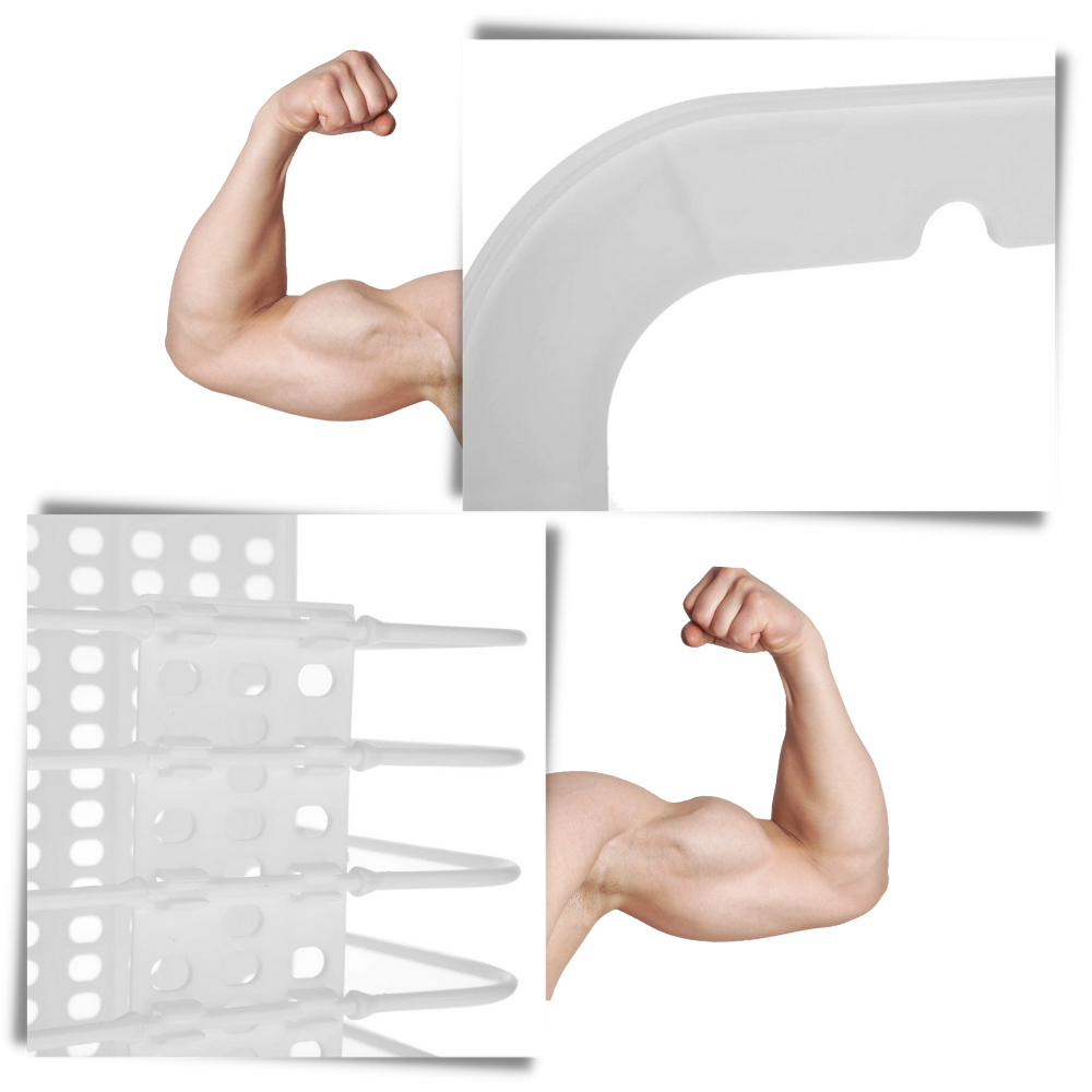 Panier à linge mural pliable en plastique