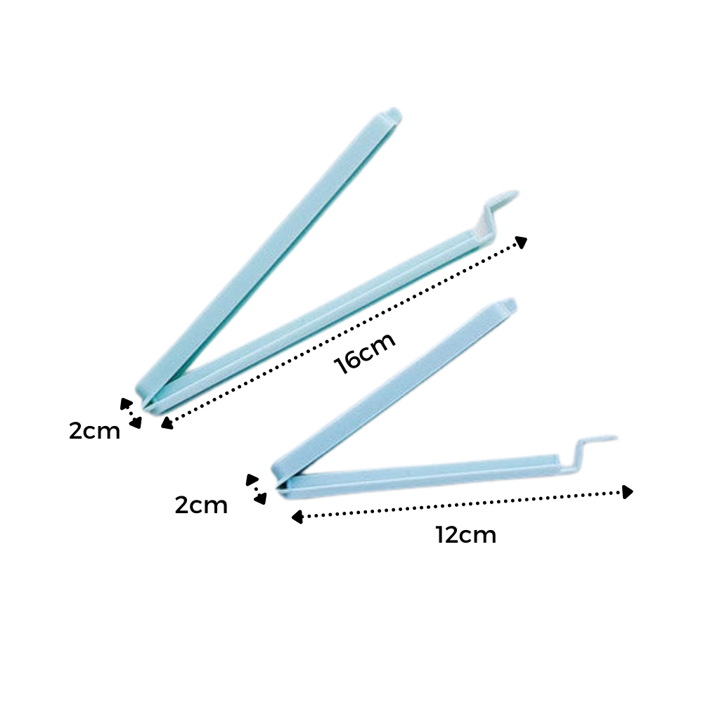 Lot de 15 clips de scellage pour sachets alimentaires