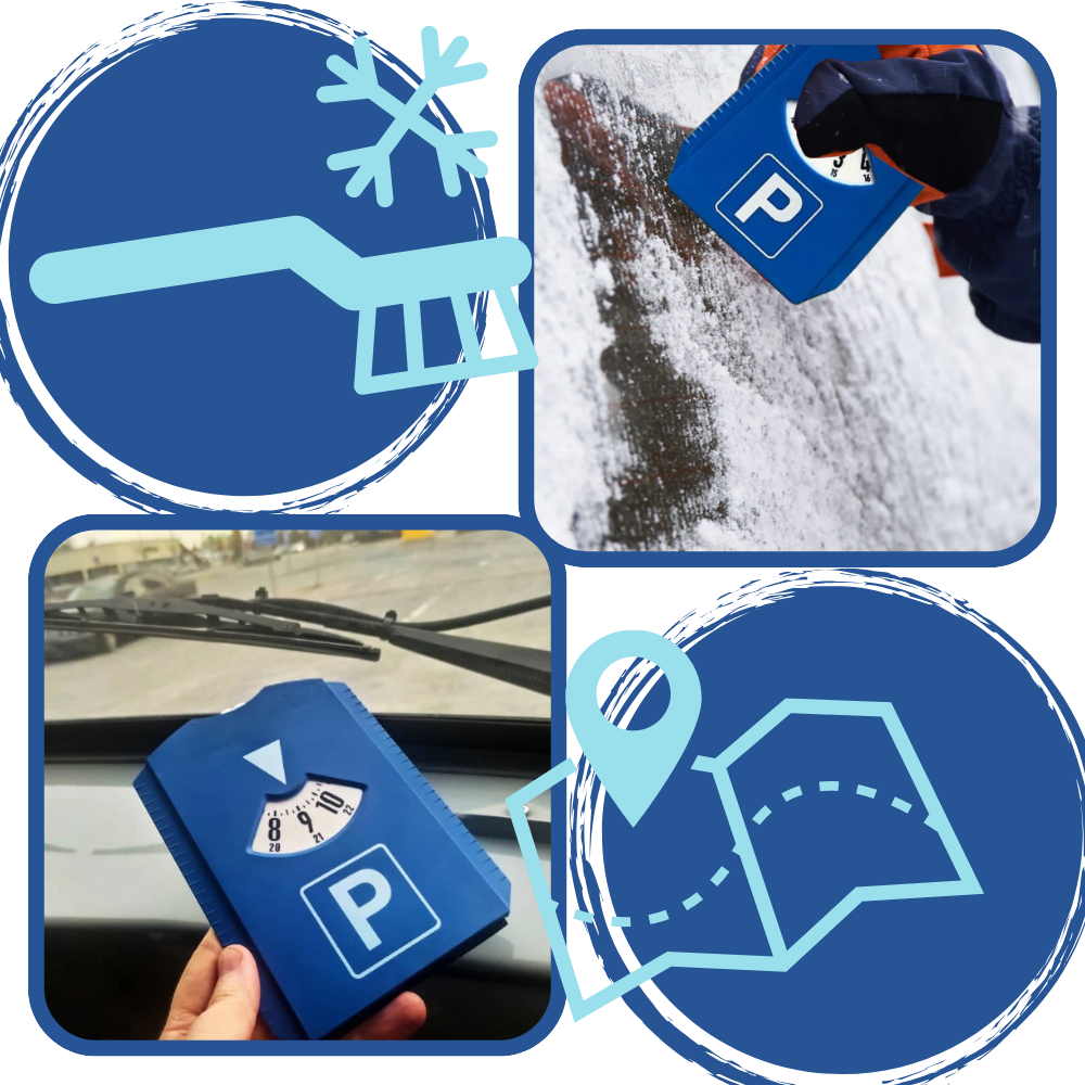 Disque parcomètre 2 en 1