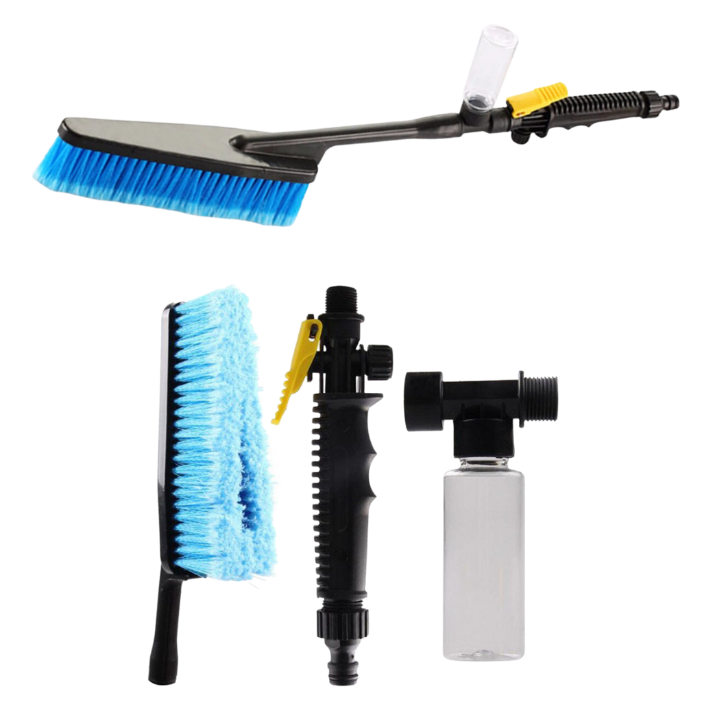 Kit de brosse de nettoyage pliable pour voiture
