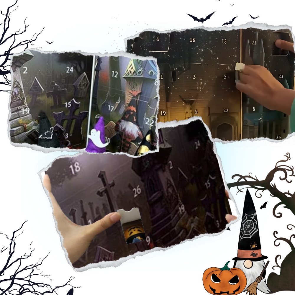 Calendrier de compte à rebours d'Halloween