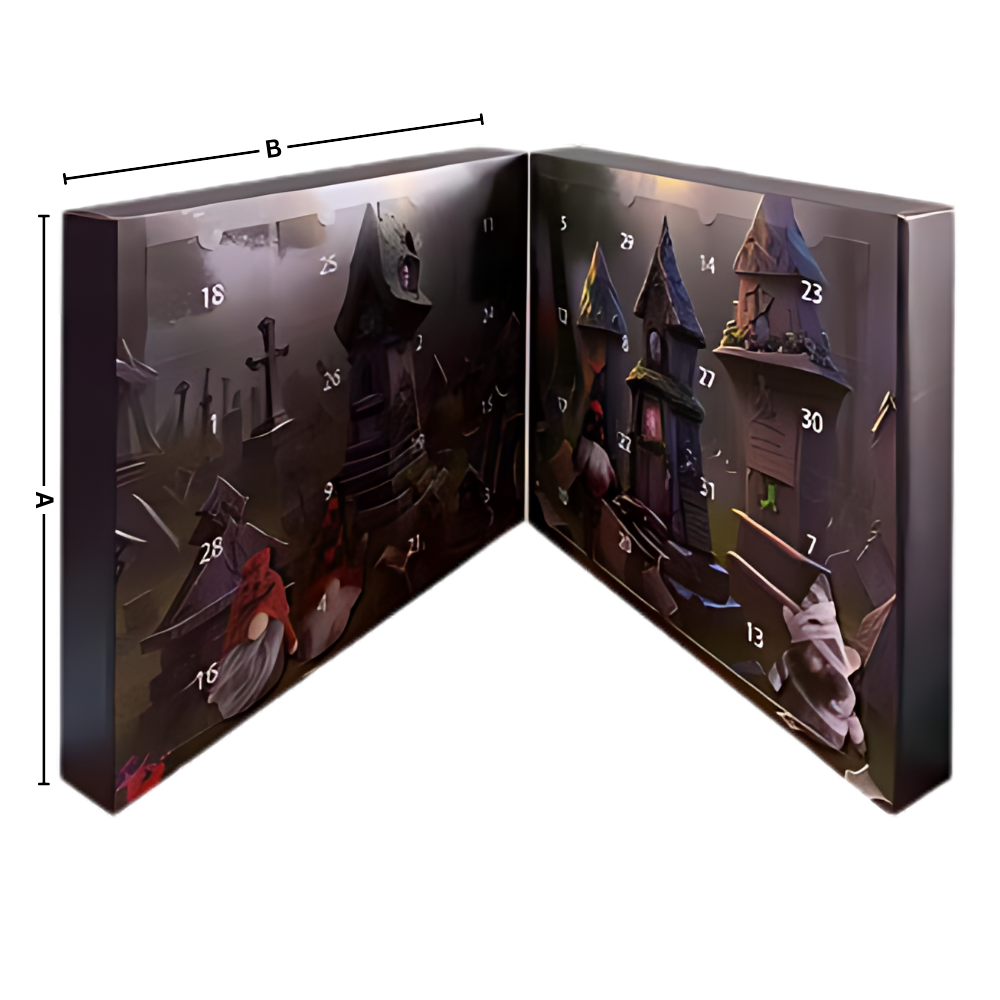 Calendrier de compte à rebours d'Halloween