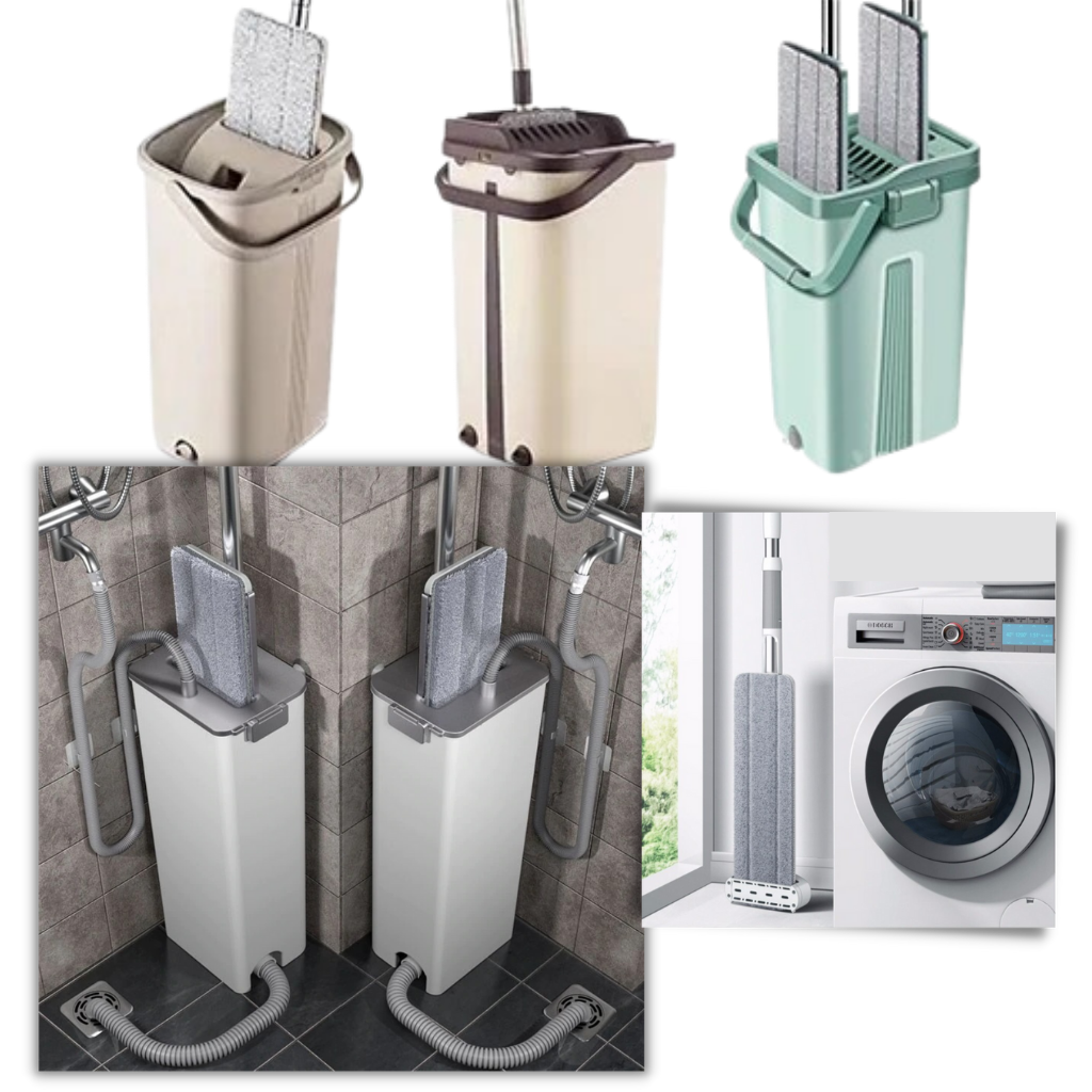 Balai à franges rotatif à 360º