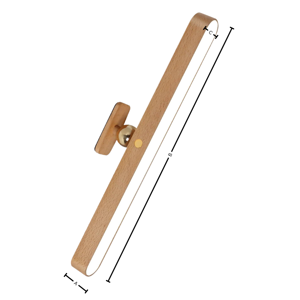 Barre lumineuse à trois niveaux de gradation