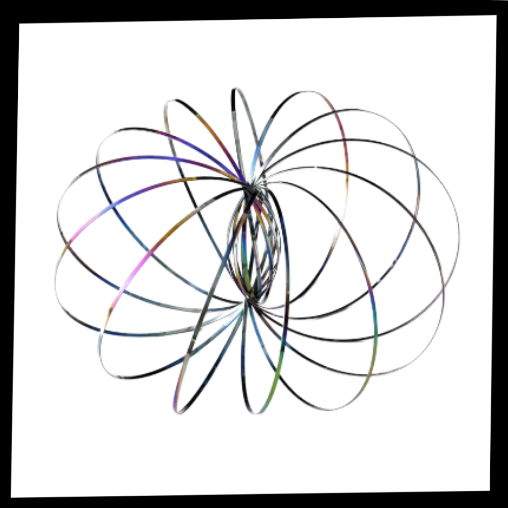 Bracelet spirale bras 3D en acier inoxydable