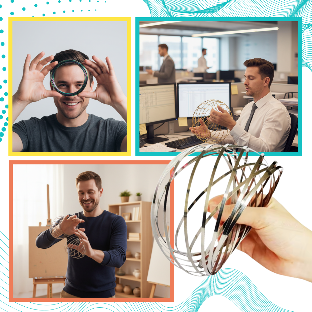 Bracelet spirale bras 3D en acier inoxydable