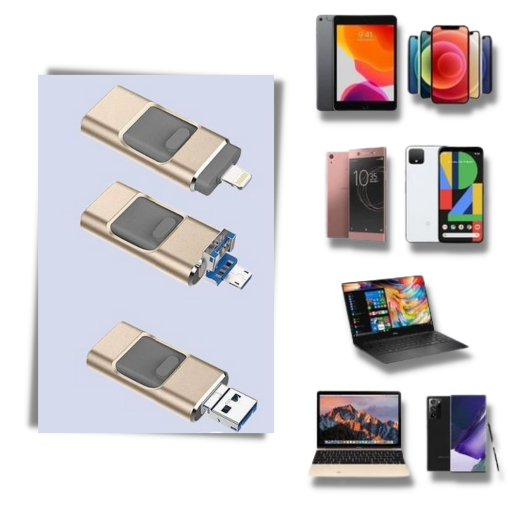 Clé USB 4 en 1