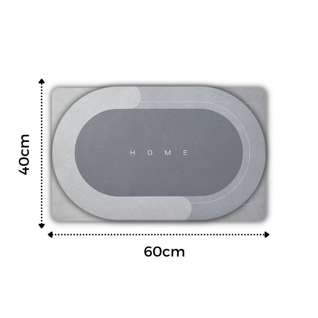 Tapis de sol antidérapant extra absorbant