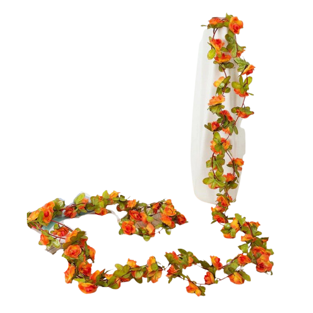 Guirlande de roses artificielles