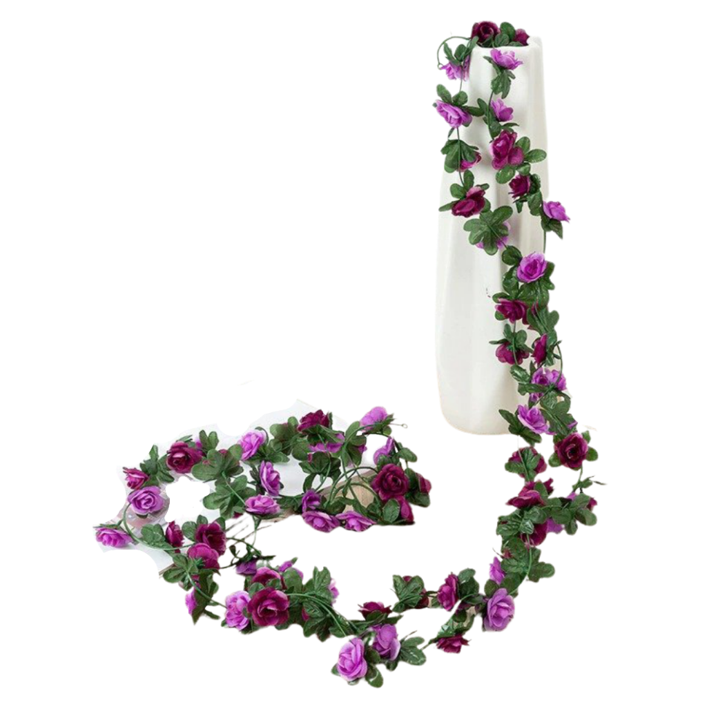 Guirlande de roses artificielles