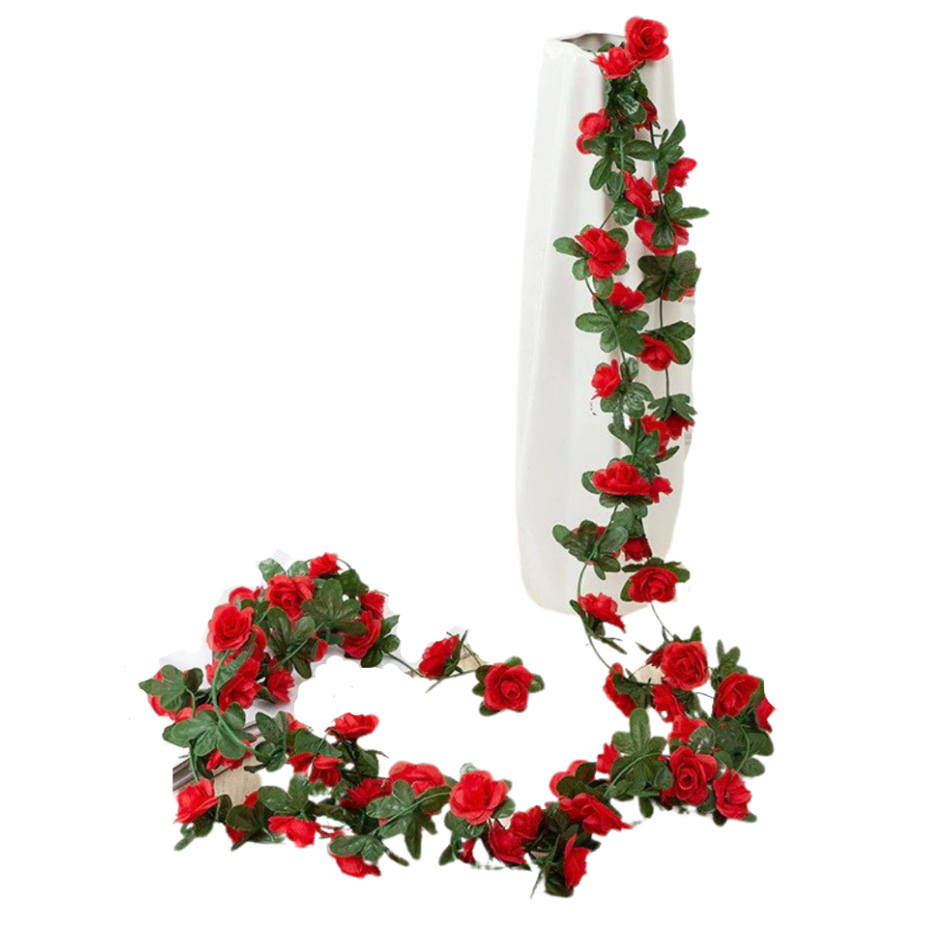 Guirlande de roses artificielles