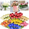 Fleur de tulipe artificielle (10 Pcs)