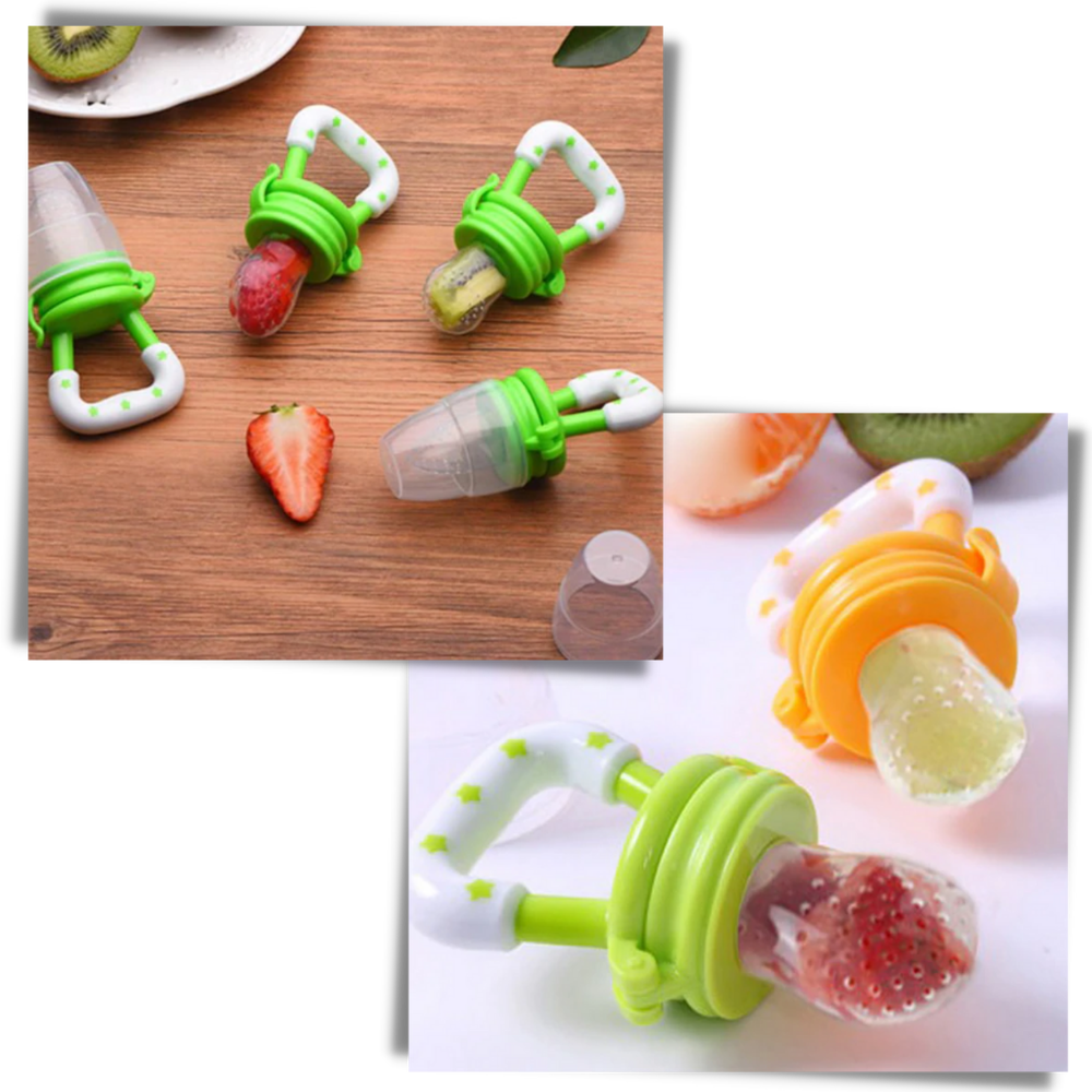 Tétine pour bébé à système de poussoir