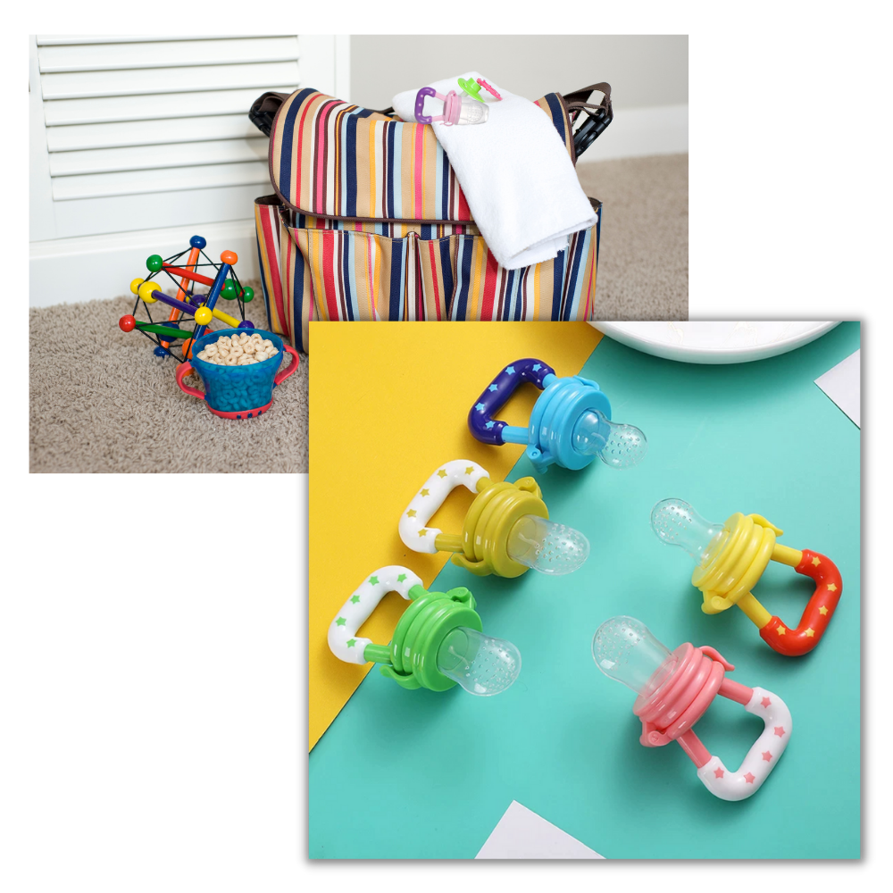 Tétine pour bébé à système de poussoir