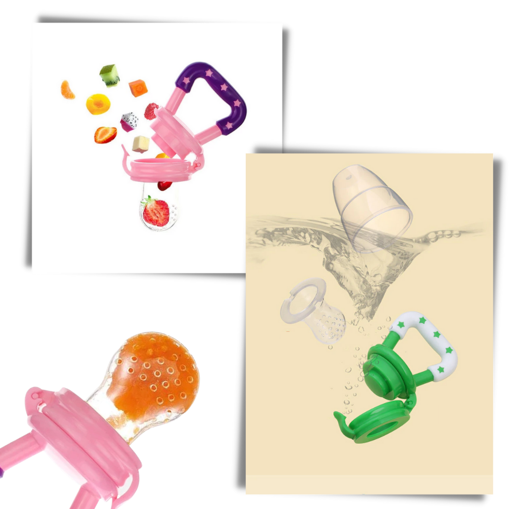 Tétine pour bébé à système de poussoir