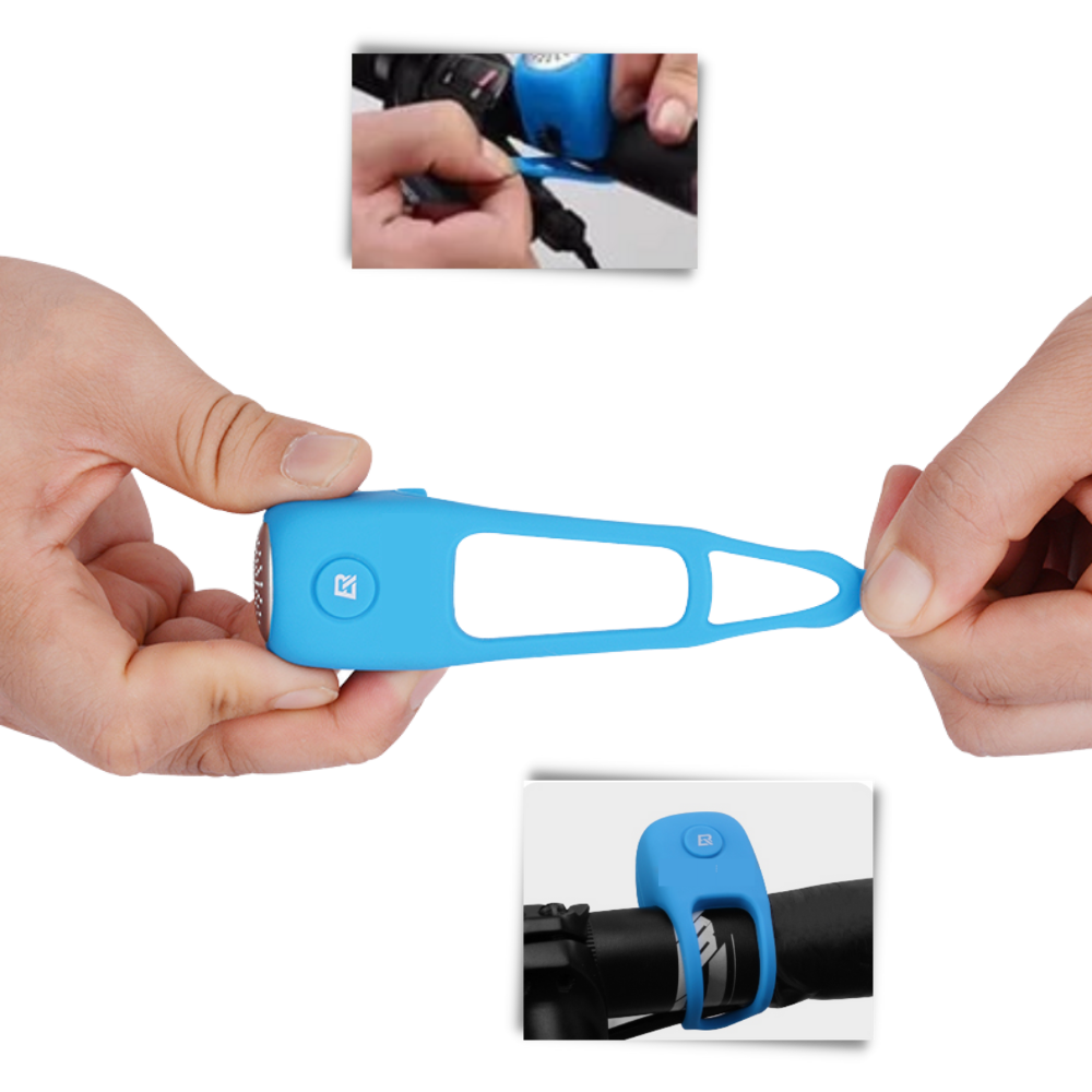 Klaxon de vélo étanche en silicone