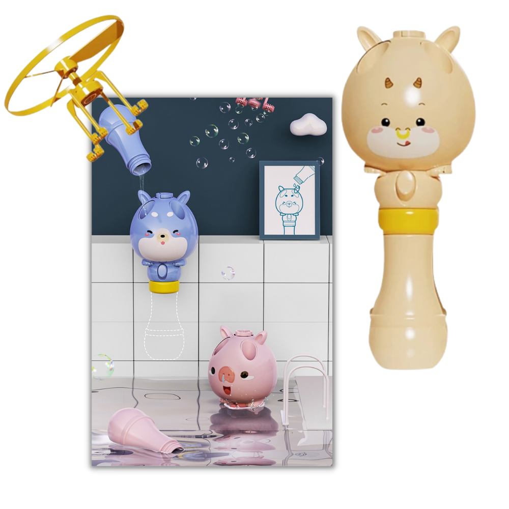 Jouet de machine à bulles 2-en-1