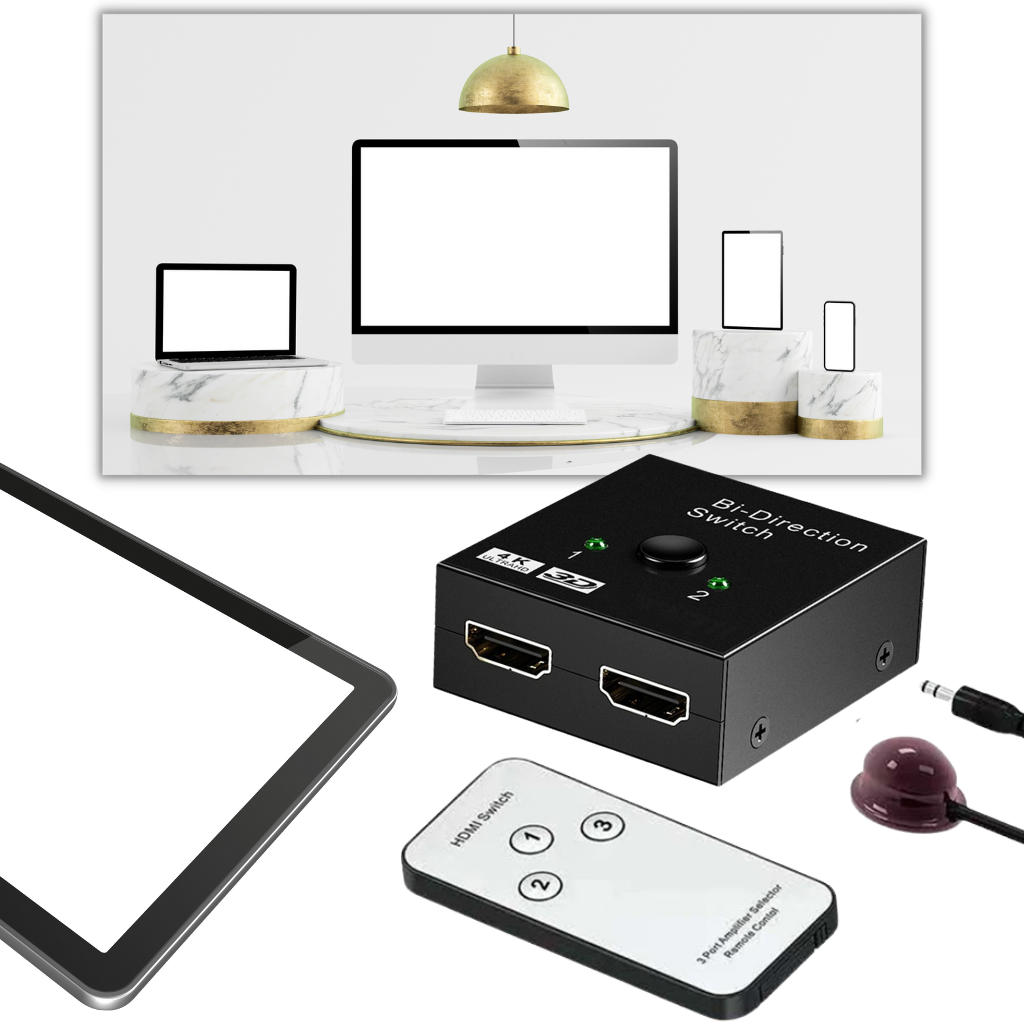 Répartiteur HDMI bi-directionnel 4K