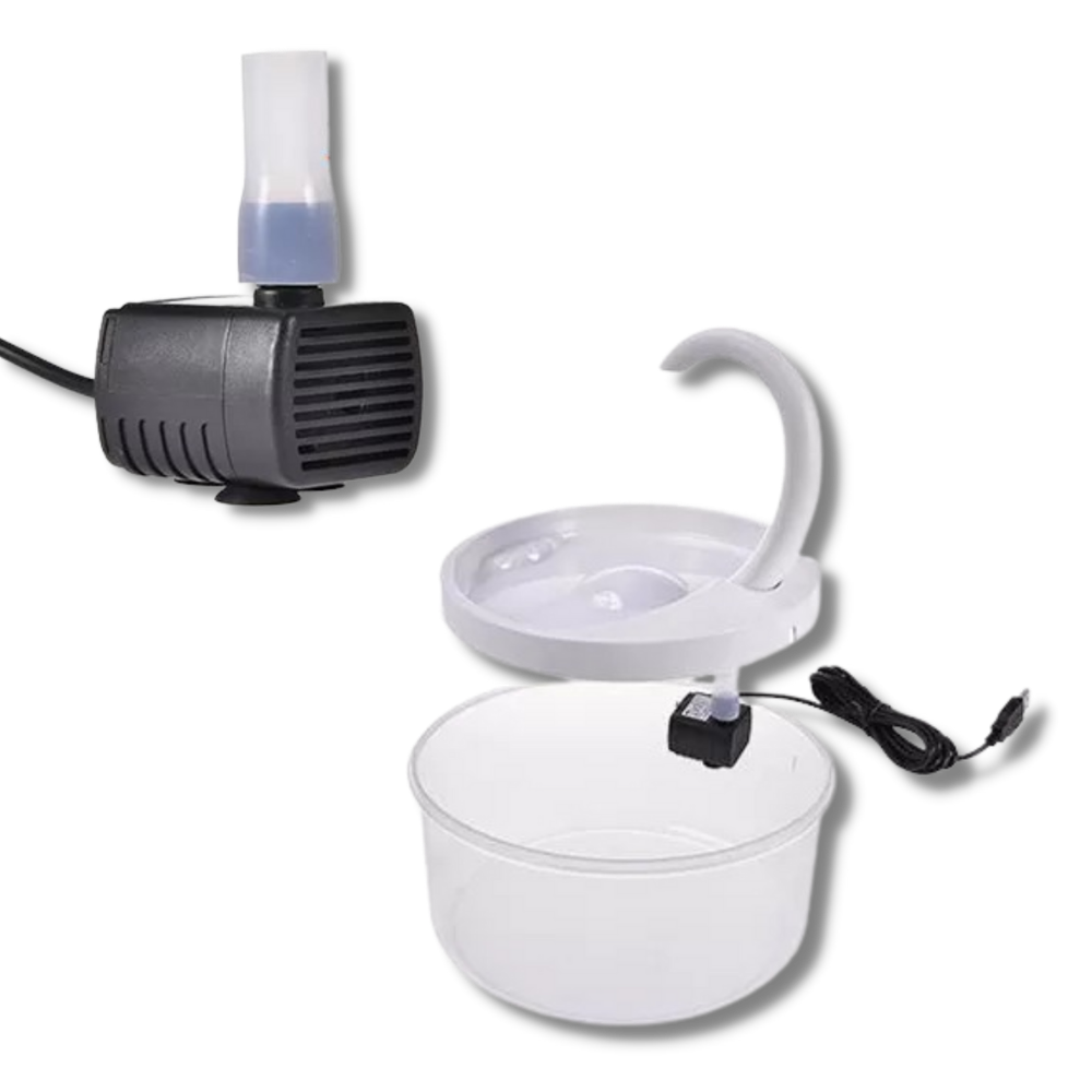 Fontaine d'eau automatique pour chat avec lumière LED