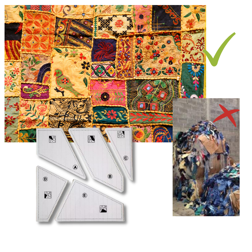 Modèle de matelassage créatif