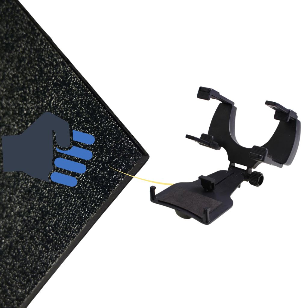 Support de téléphone pour rétroviseur de voiture