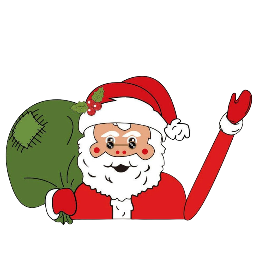 Autocollant de Noël pour essuie glace