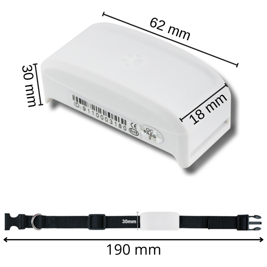 Collier de repérage gps pour animaux de compagnie