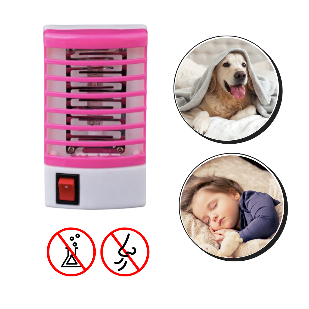 Lampe de nuit anti-moustiques à brancher