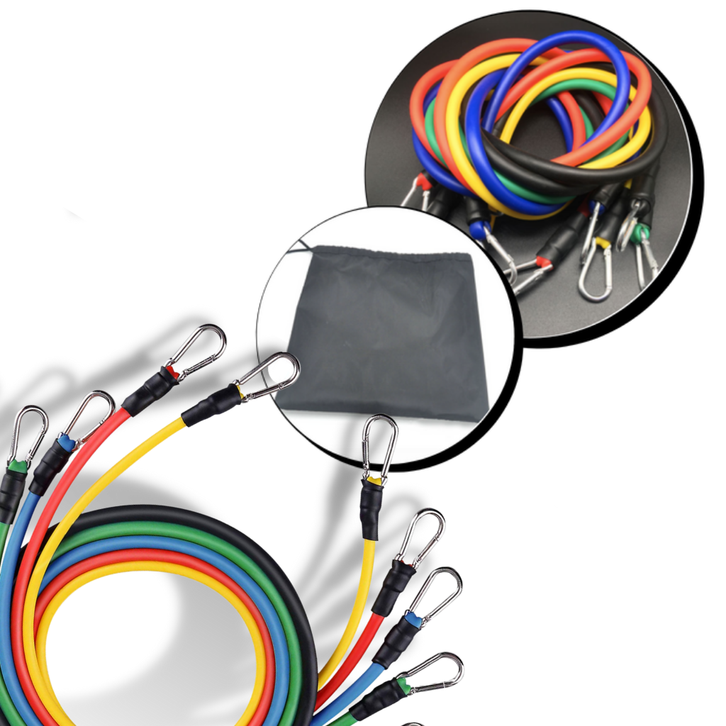 Jeu complet de bandes de résistance (11 pièces)