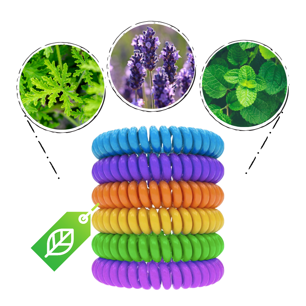Bracelets anti moustiques (10pcs)