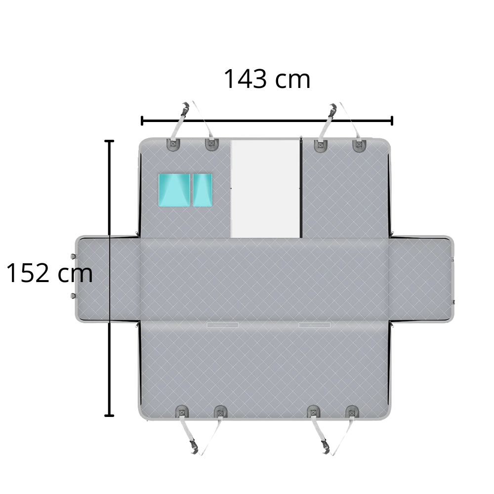 Housse de siège de voiture pour chien