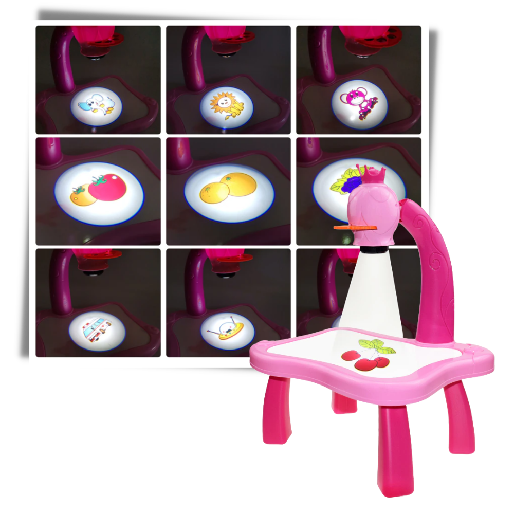 Planche à dessin de projection pour enfants