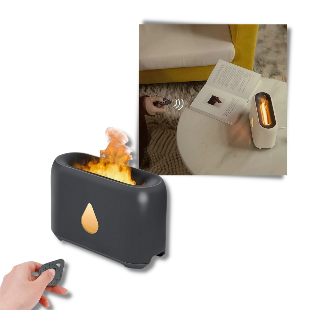 Humidificateur d'air à effet de flammes