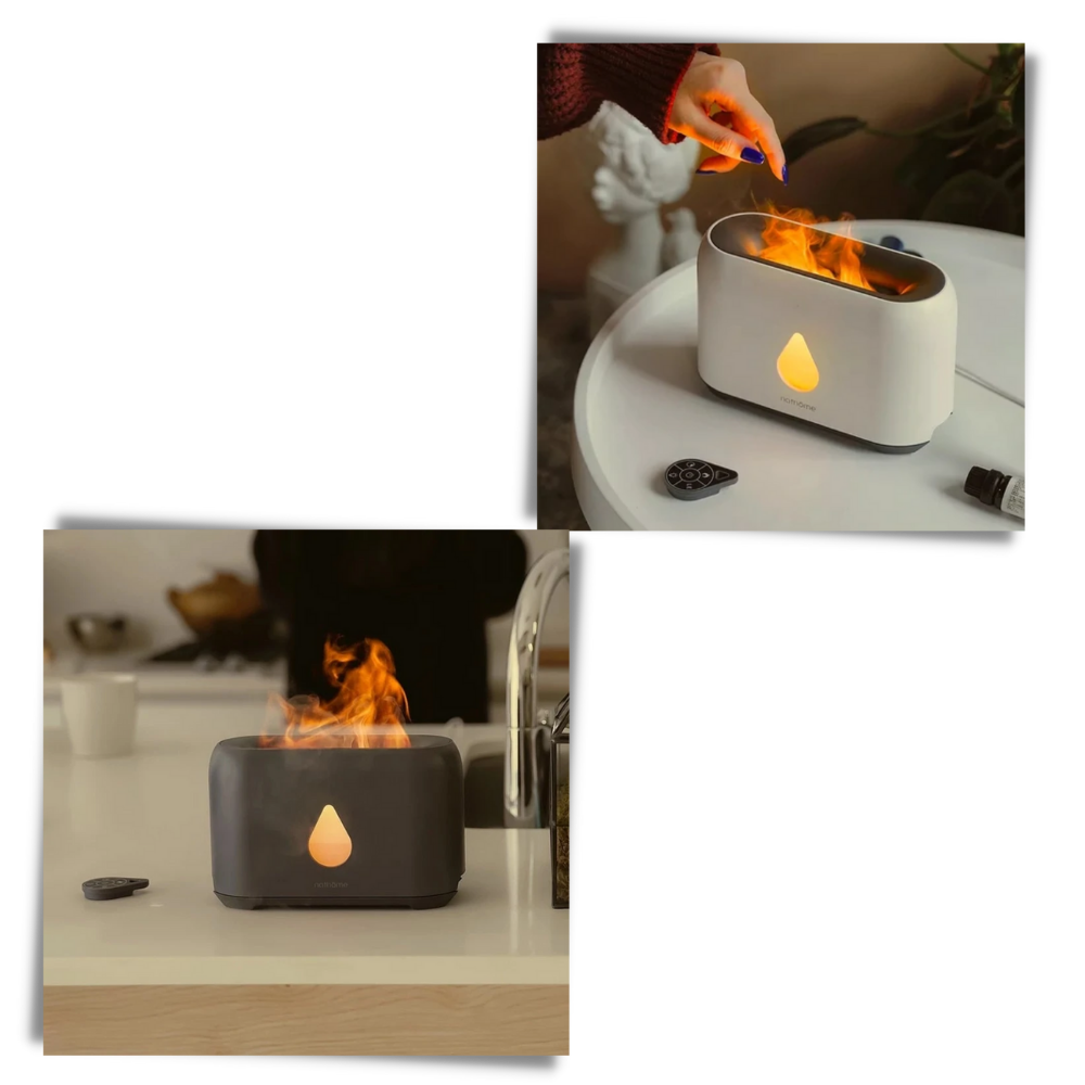 Humidificateur d'air à effet de flammes