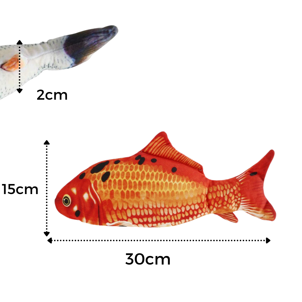 Jouet poisson pour chat