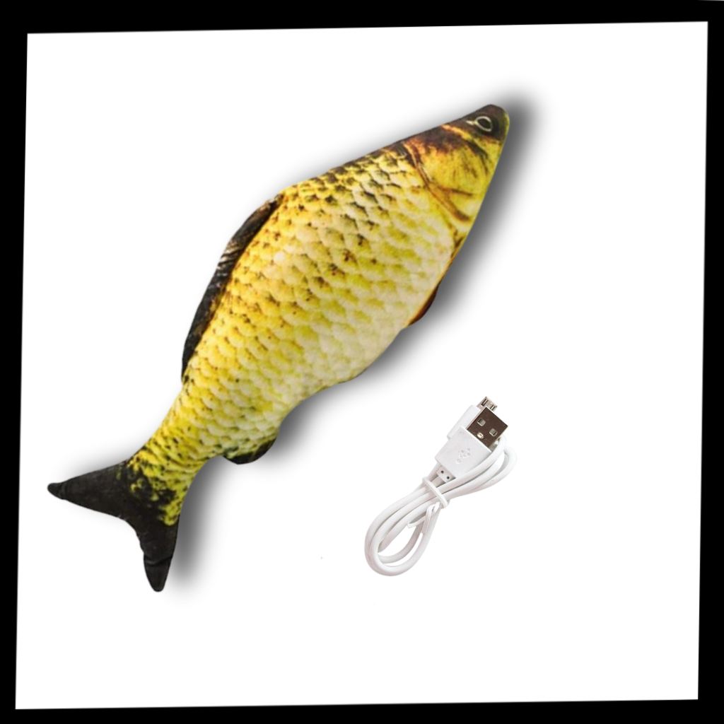 Jouet poisson pour chat