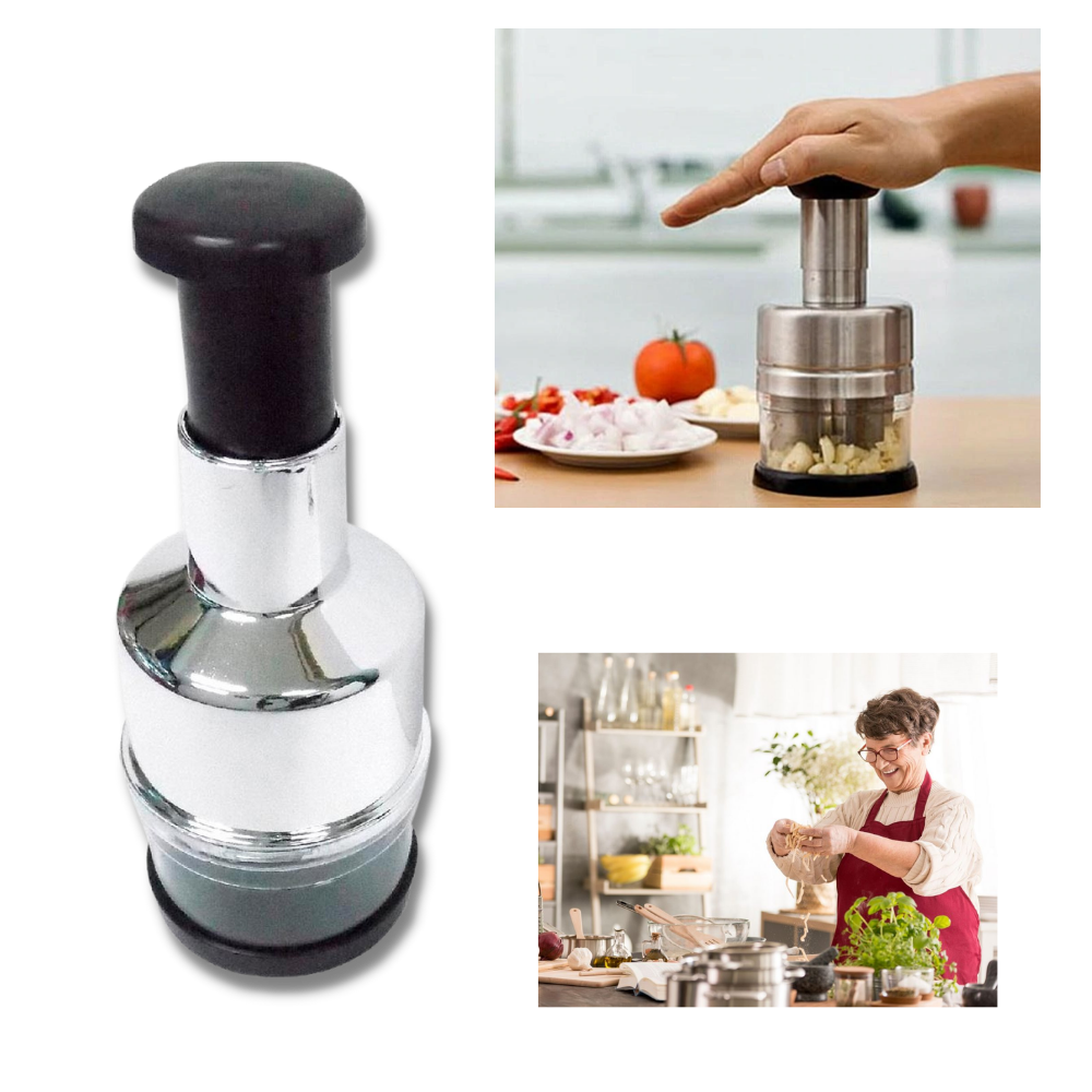 Hachoir à ail en acier inoxydable