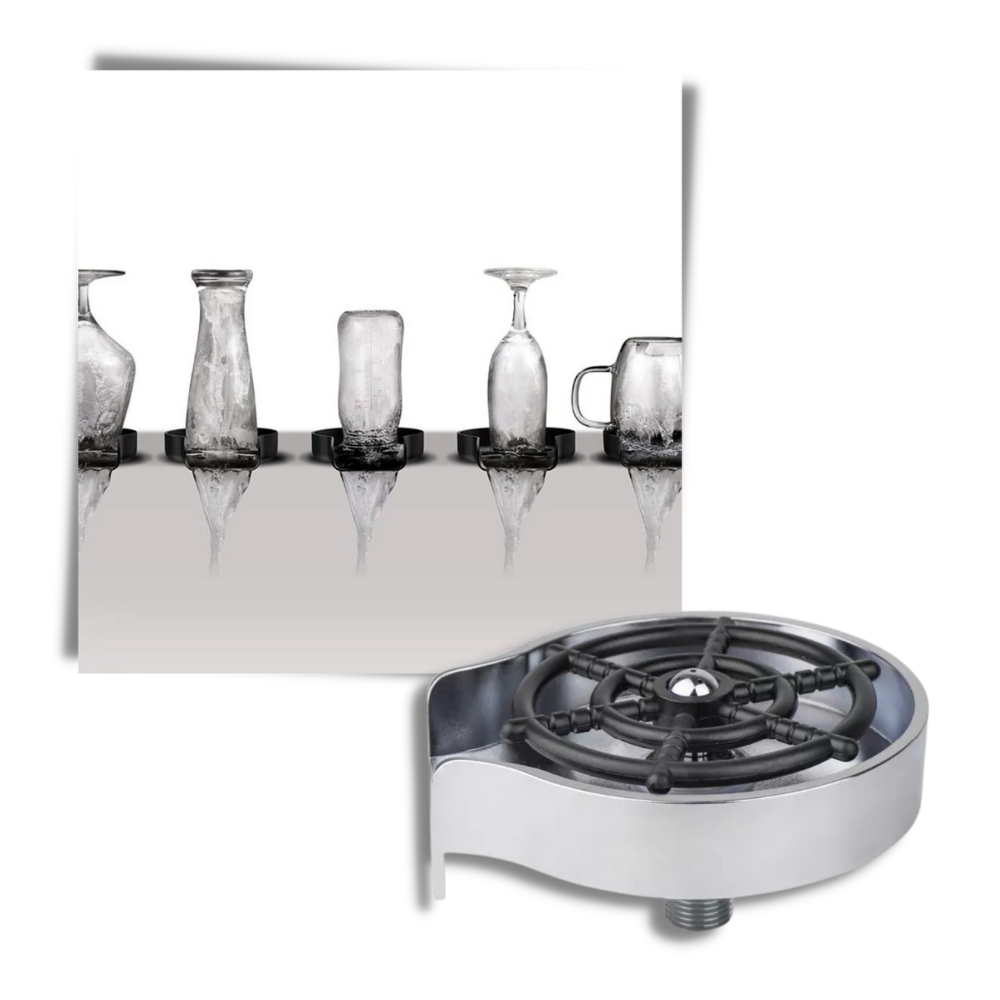 Laveuse et rinceuse automatique de verres