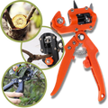 Sécateur de jardin et outil de greffage