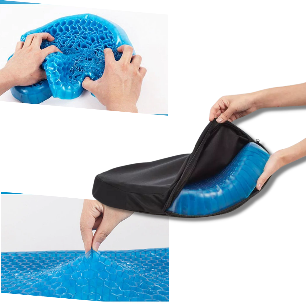 Coussin de siège en gel pour soulager la pression
