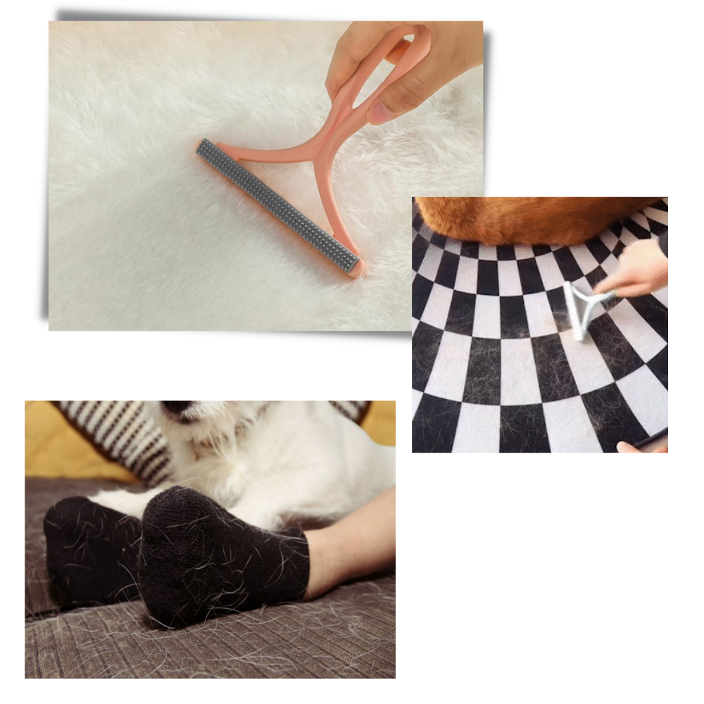 2 pièces de rasoir manuel anti-bouloche à double face pour vêtements