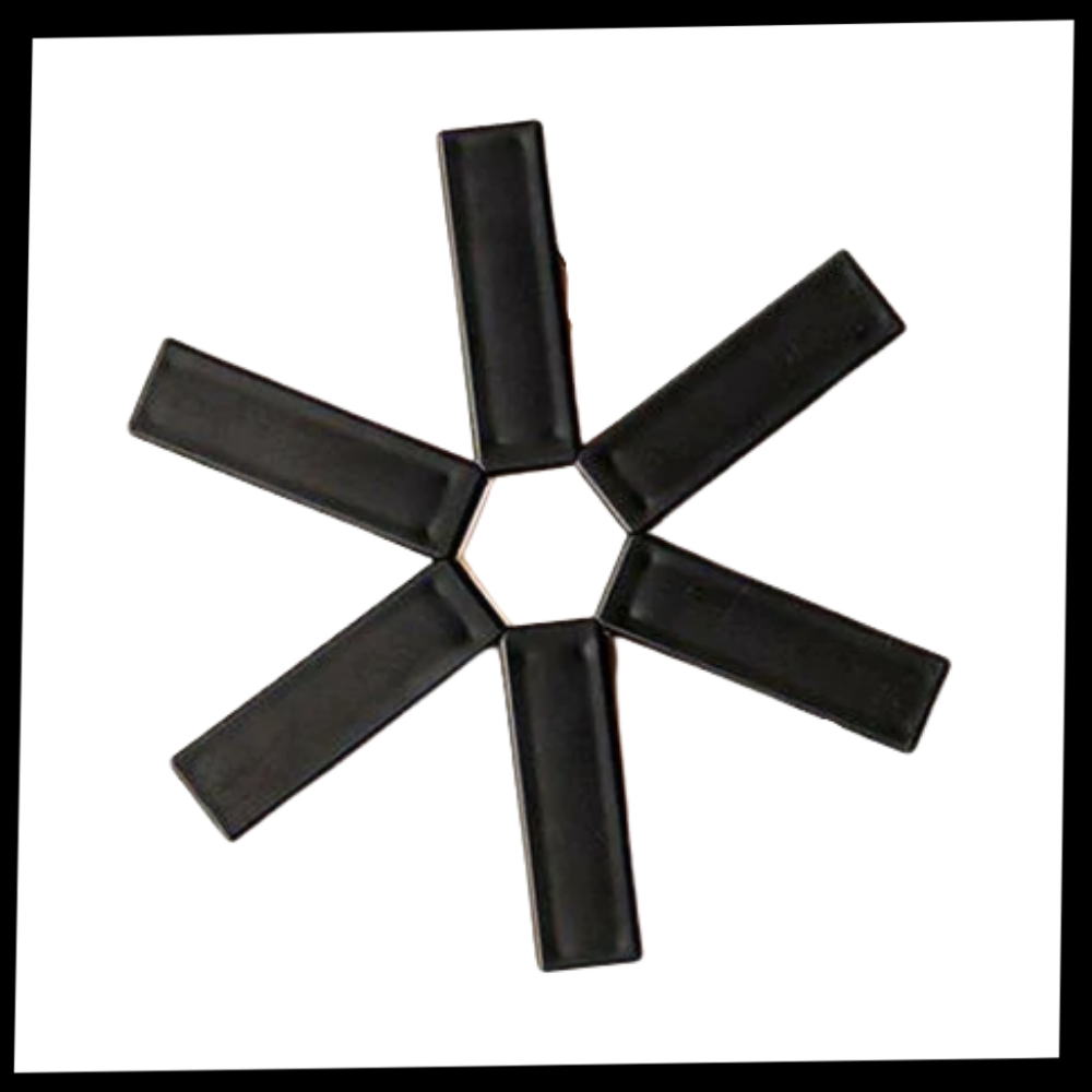 Support de récipients pliable et hexagonal