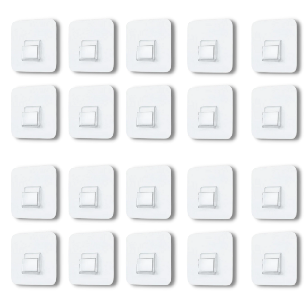 Lot de crochets muraux adhésifs