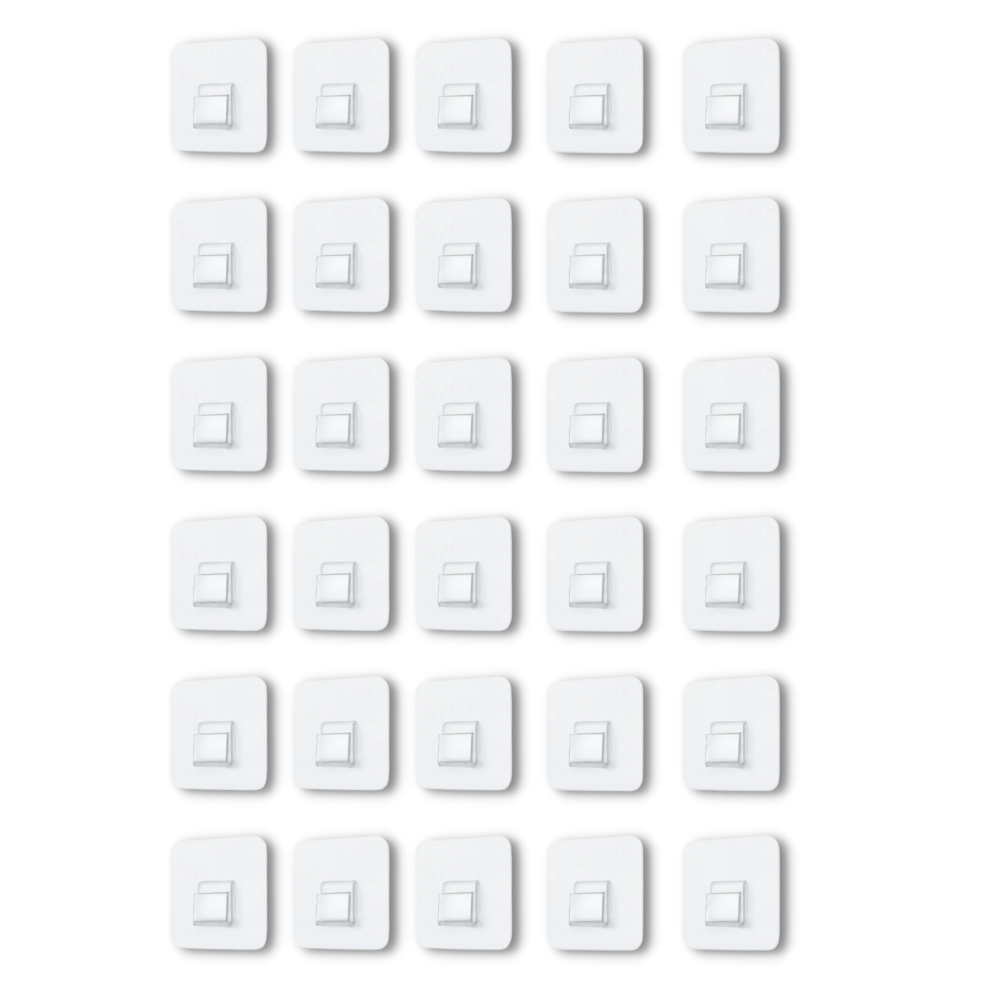 Lot de crochets muraux adhésifs