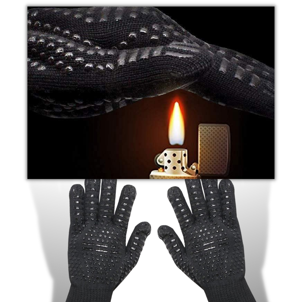 Gants pour barbecue résistant à la chaleur (1 paire)