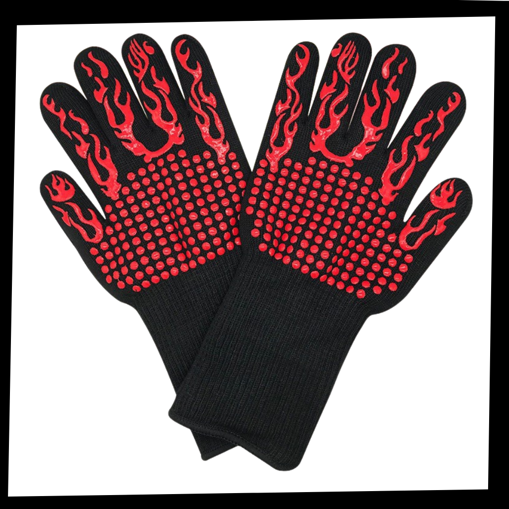 Gants pour barbecue résistant à la chaleur (1 paire)
