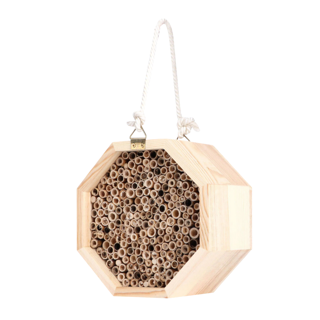 Maison en bois hexagonale pour abeilles