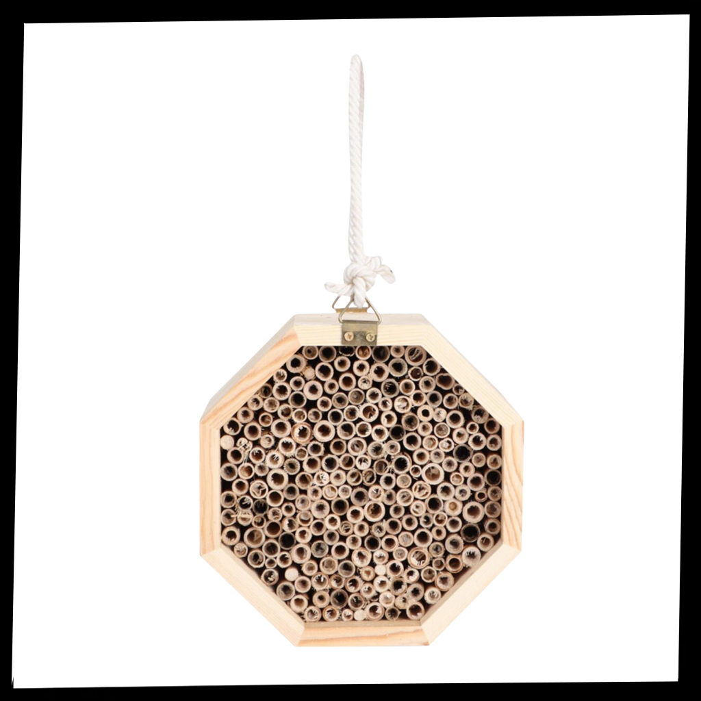 Maison en bois hexagonale pour abeilles