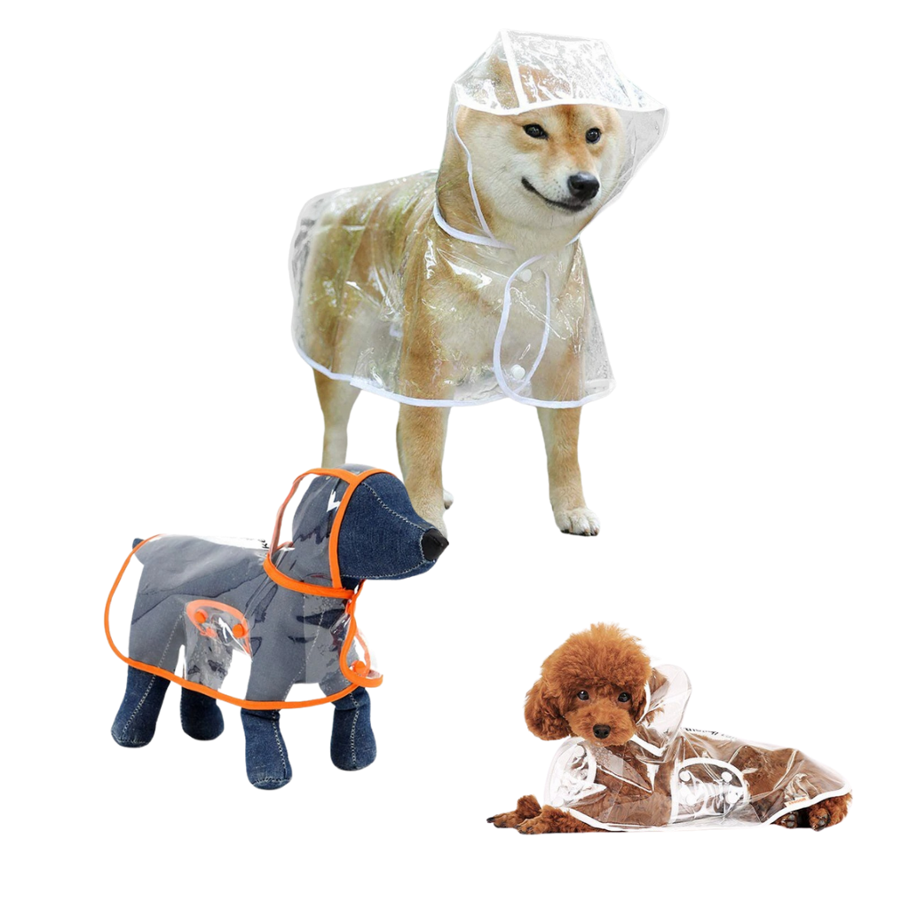 Imperméable à capuche pour chiens