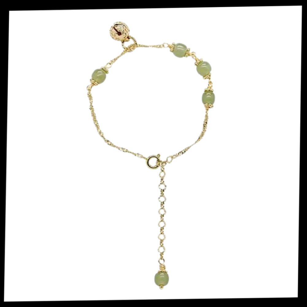 Bracelet à cloche en jade de Hetian